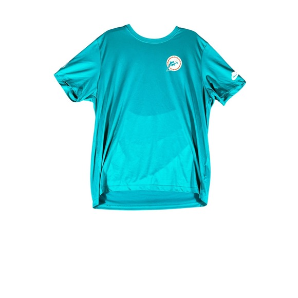 Nike Other - Nike Miami Dolphins NFL Dri-FIT T-Shirt Mens XL Aqua Teal Short Sleeve Logo Tee